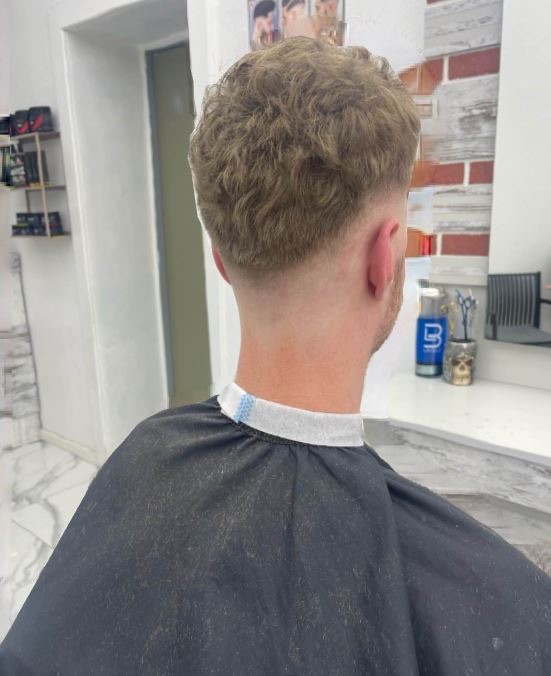 Herreklip med fade - set bagfra